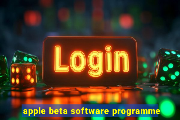 apple beta software programme